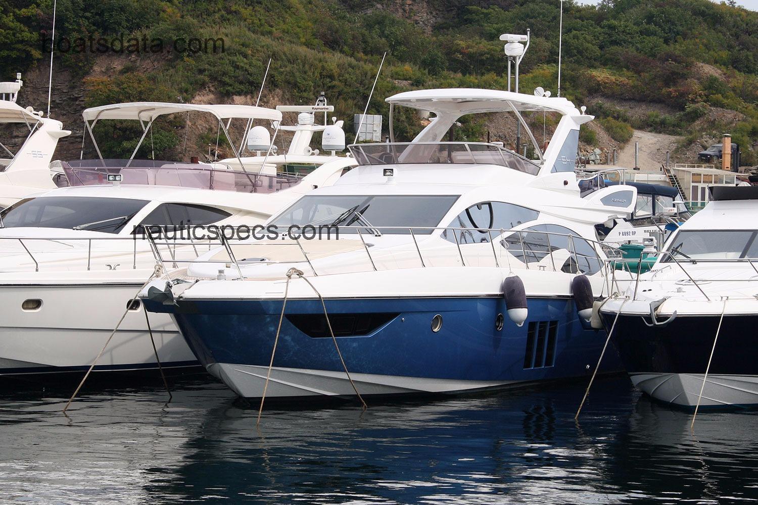 Azimut 54 specs and reviews