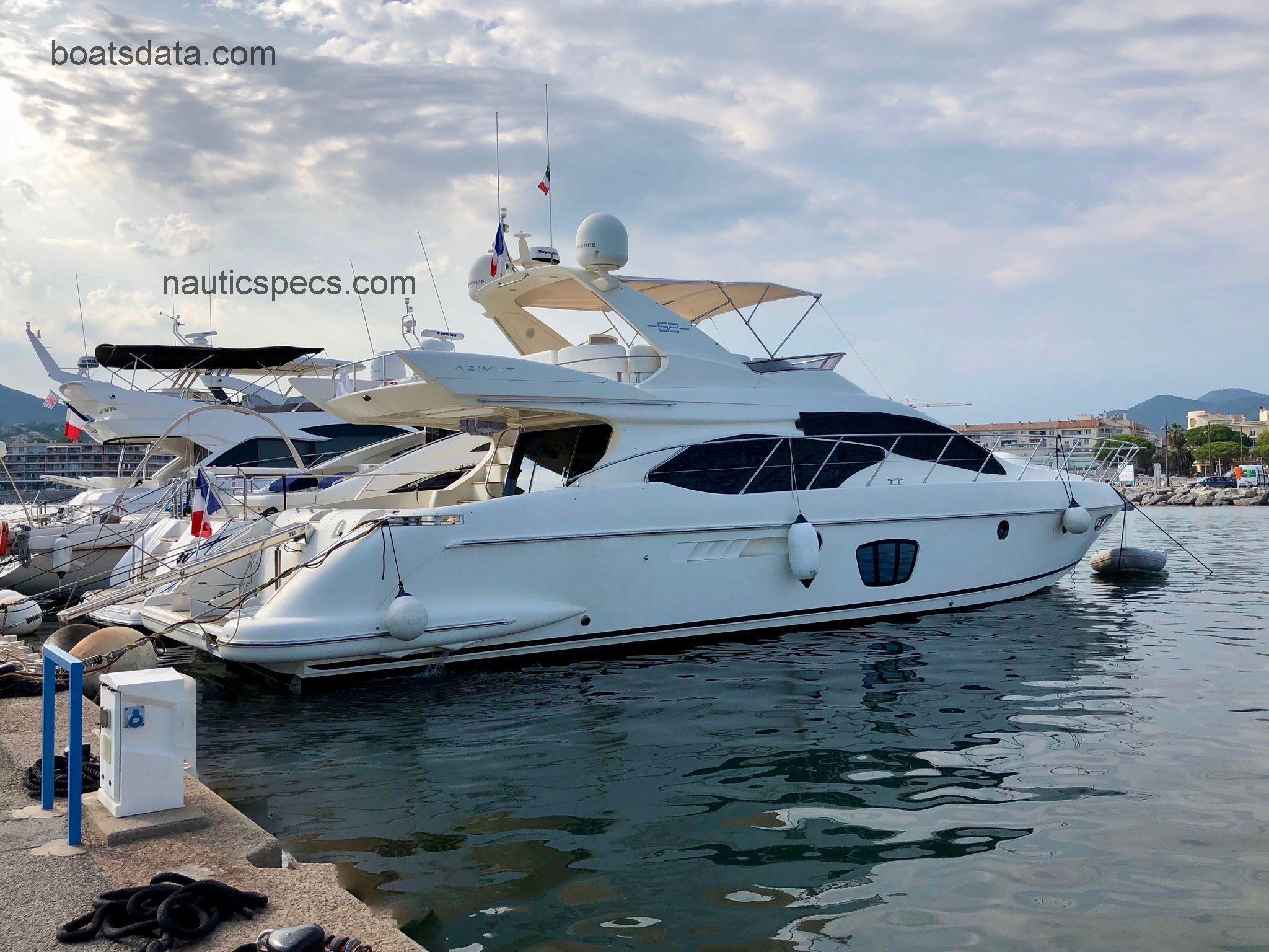 Azimut 62 specs and reviews