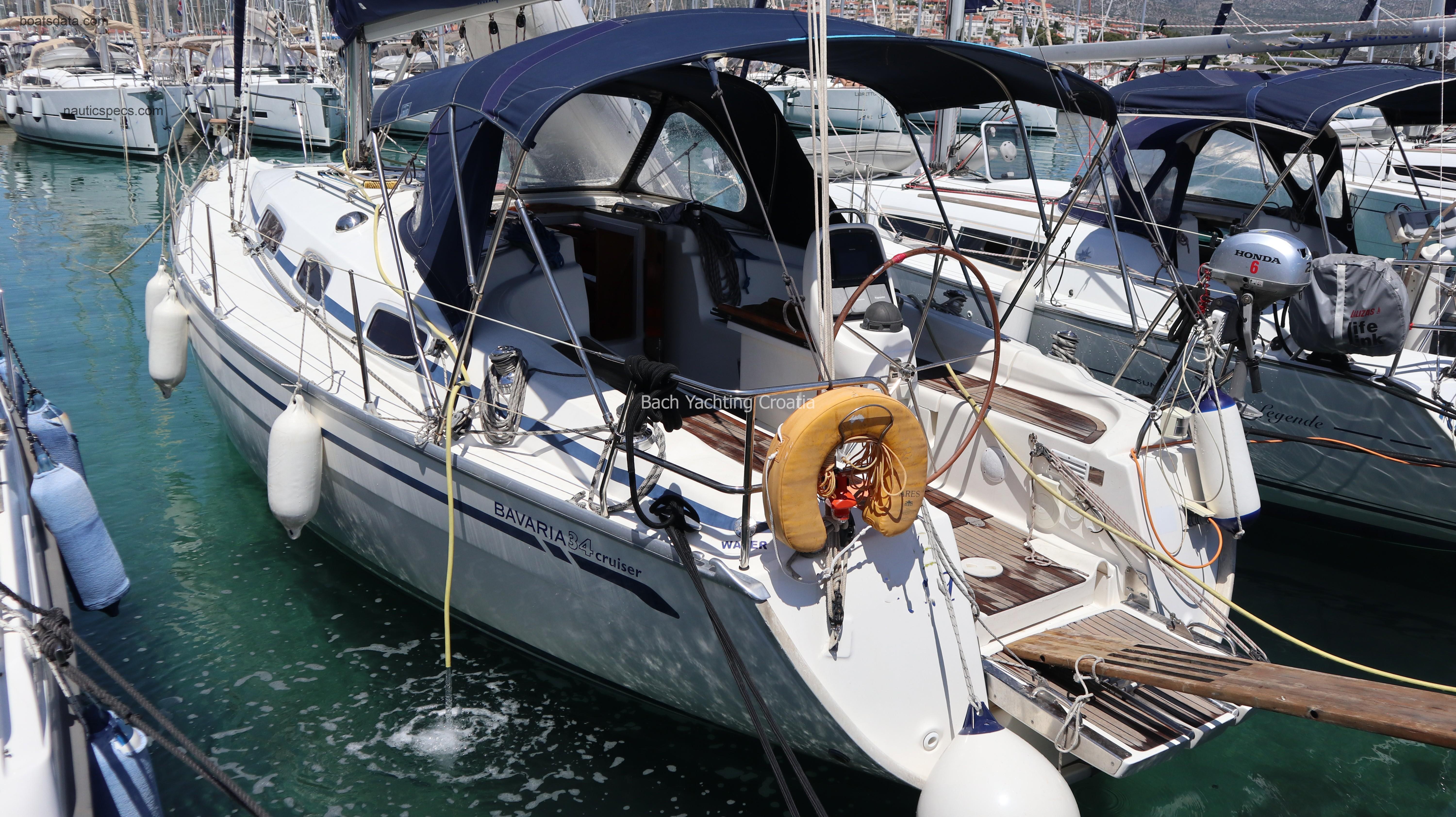 Bavaria 34 Cruiser specs and reviews