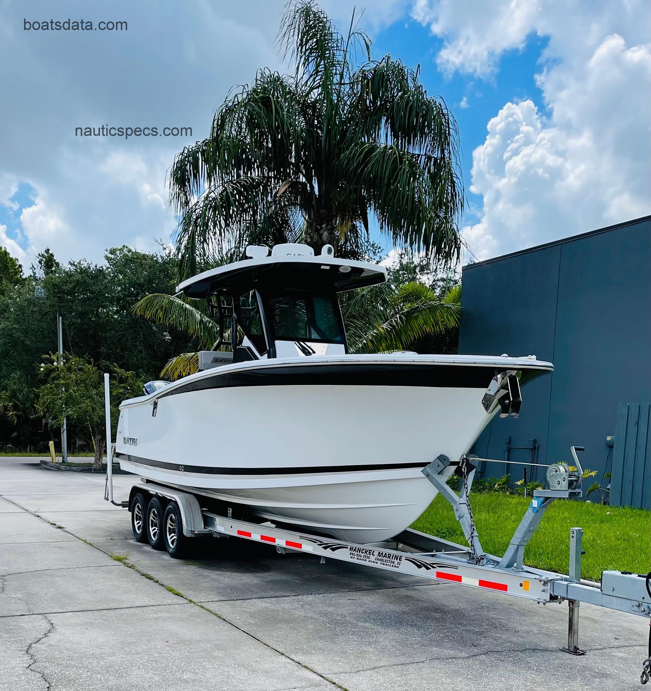 Blackfin 272 CC fiche technique et avis