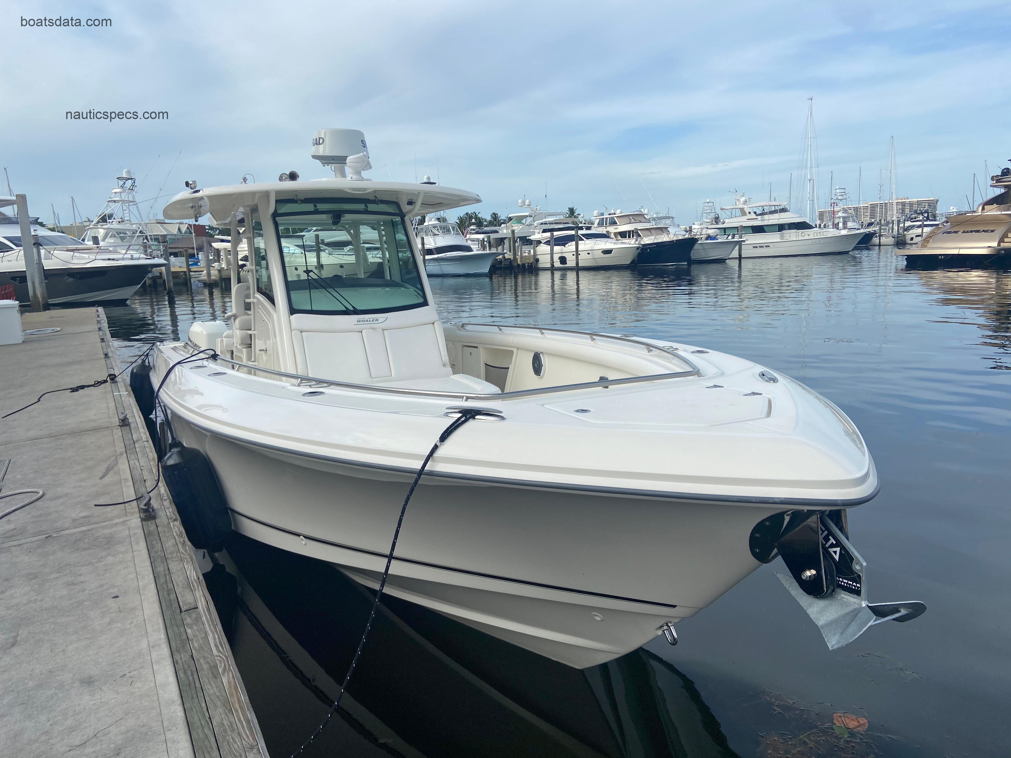 Boston Whaler 350 Outrage fiche technique et avis