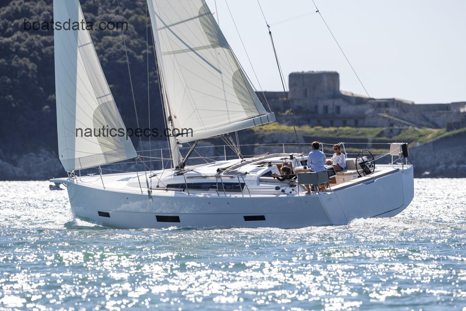 Dufour 430 specs and reviews 