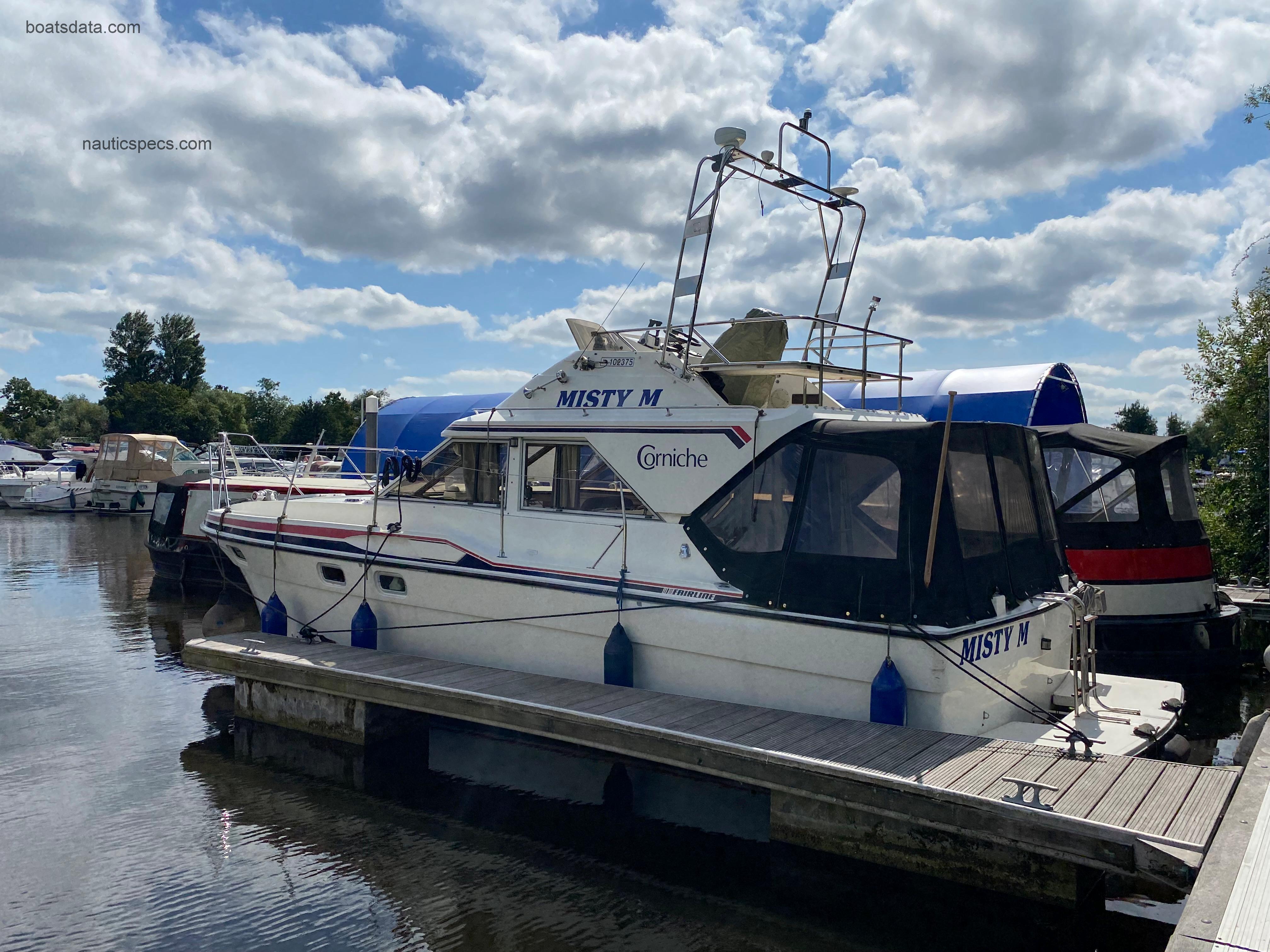 Fairline 31 CORNICHE fiche technique et avis
