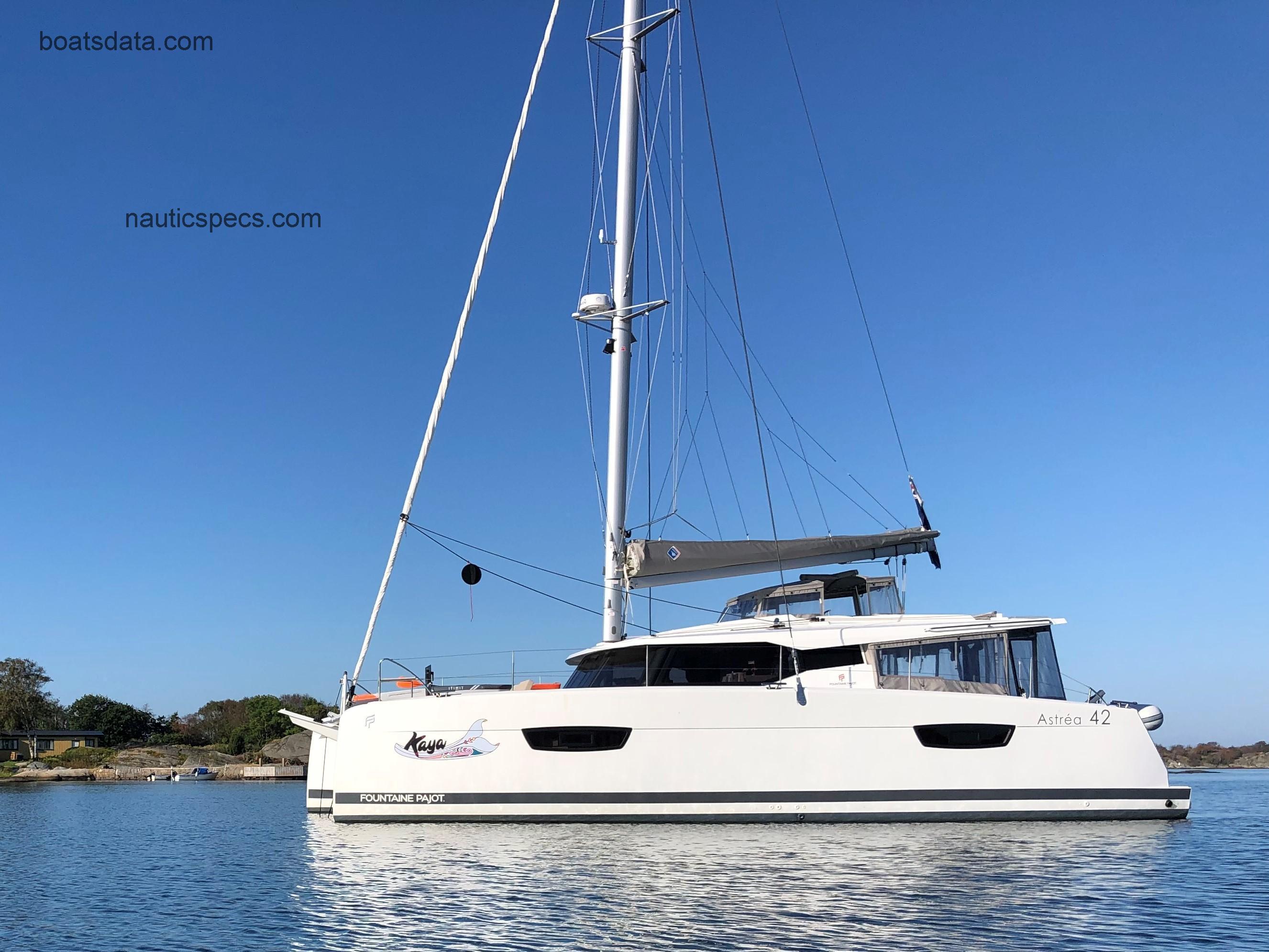Fountaine Pajot Astrea 42 specs and reviews