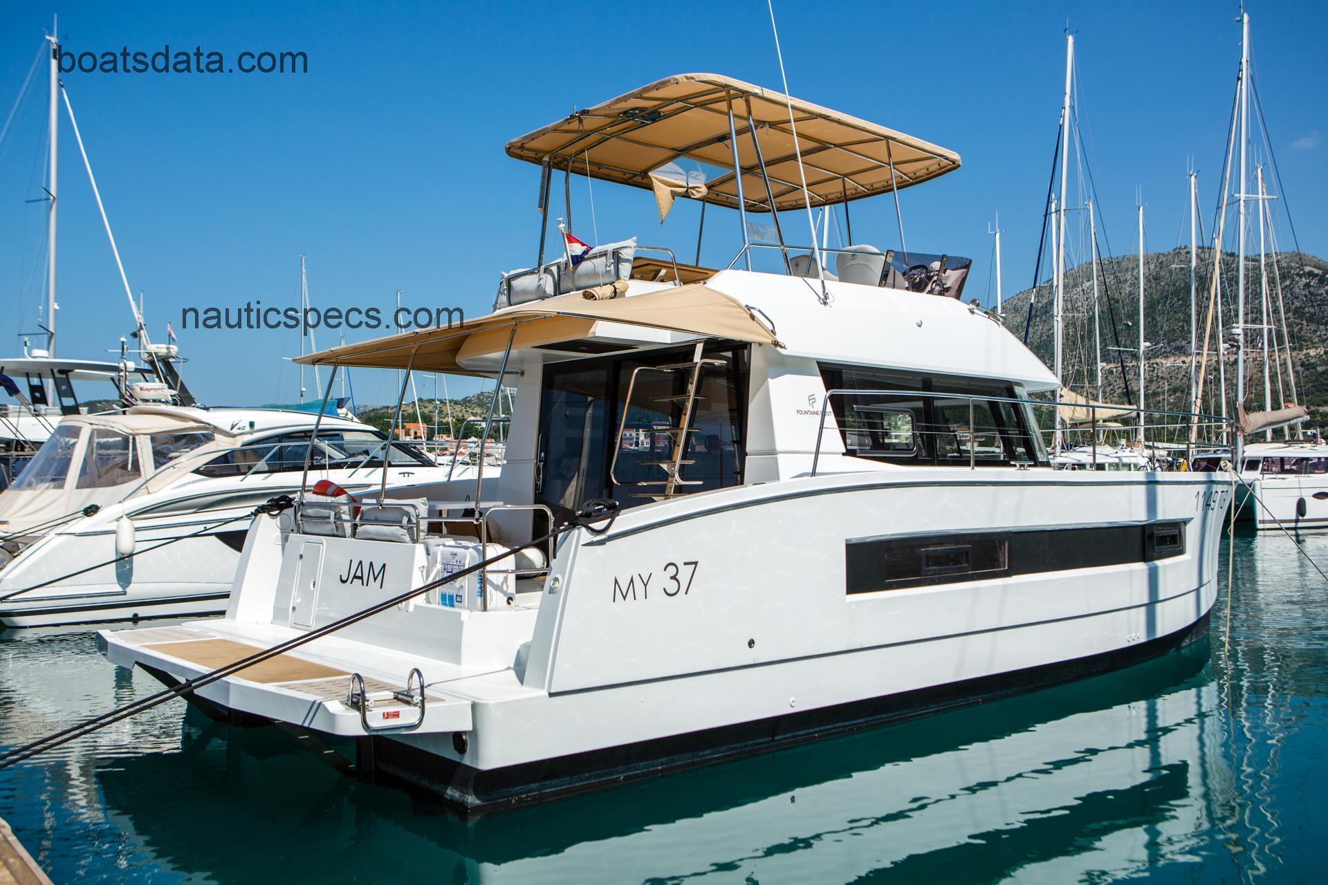Fountaine Pajot MY37 specs and reviews