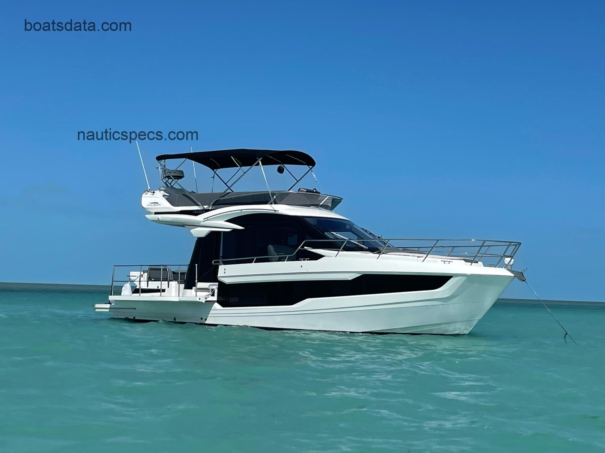 Galeon 400 Fly specs and reviews