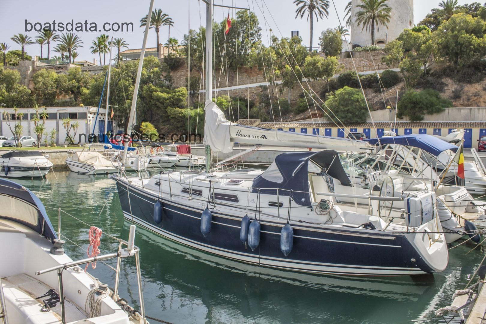 Hanse 315 specs and reviews 