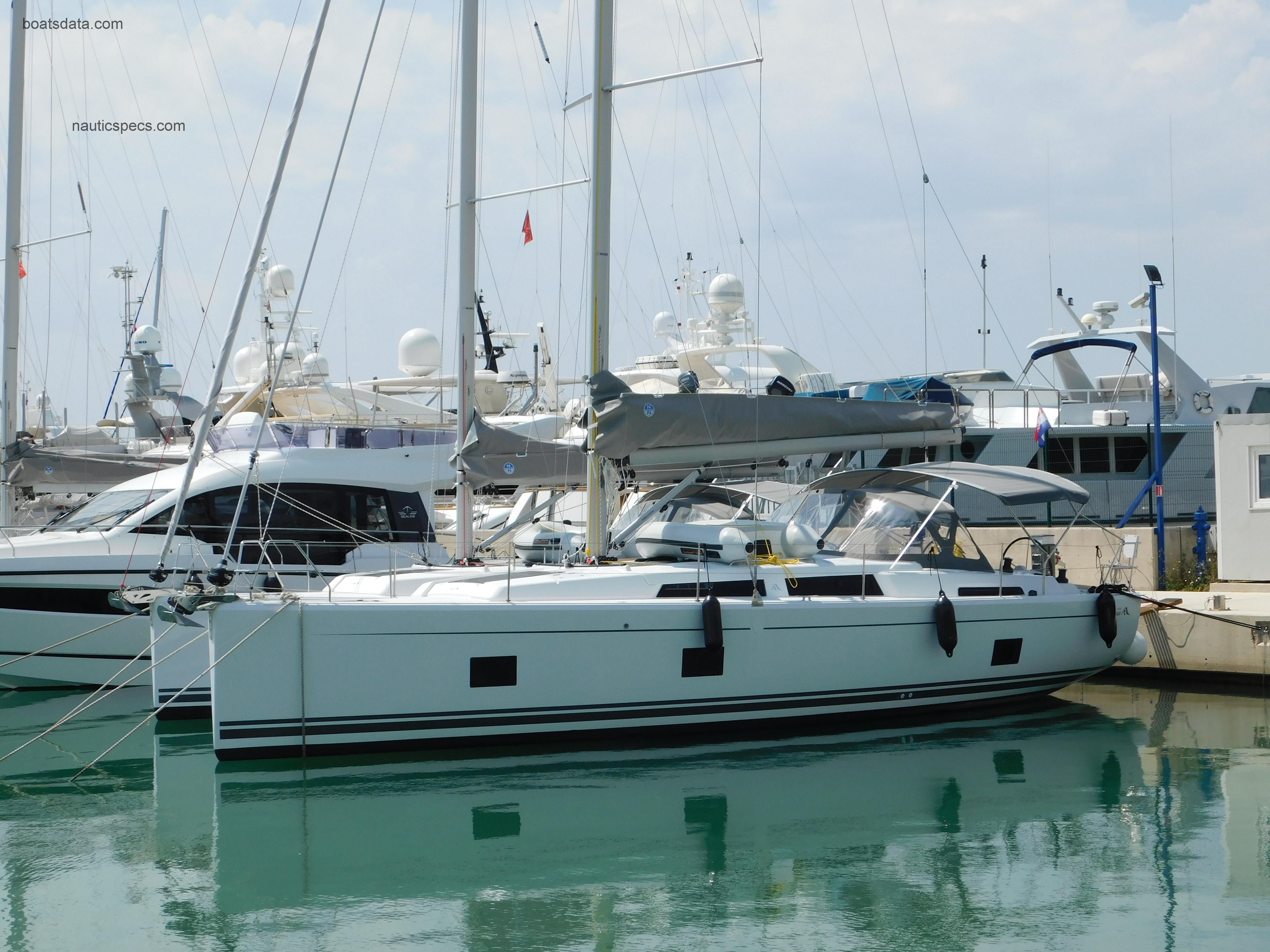 Hanse 418 specs and reviews