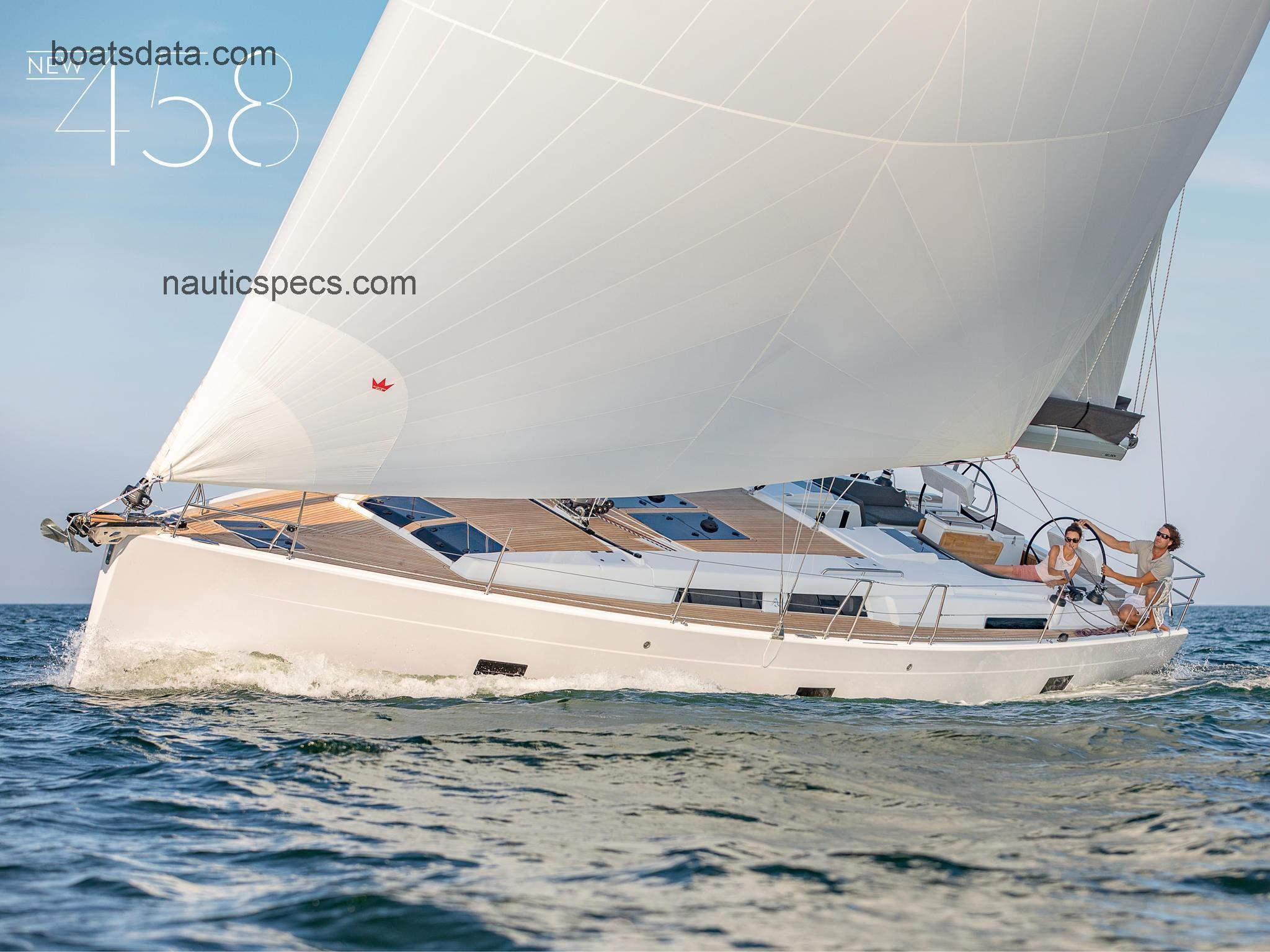 Hanse 458 specs and reviews 