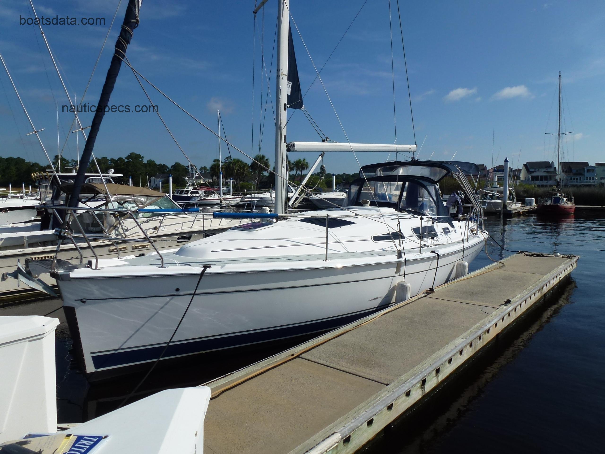 Hunter 33 specs and reviews 