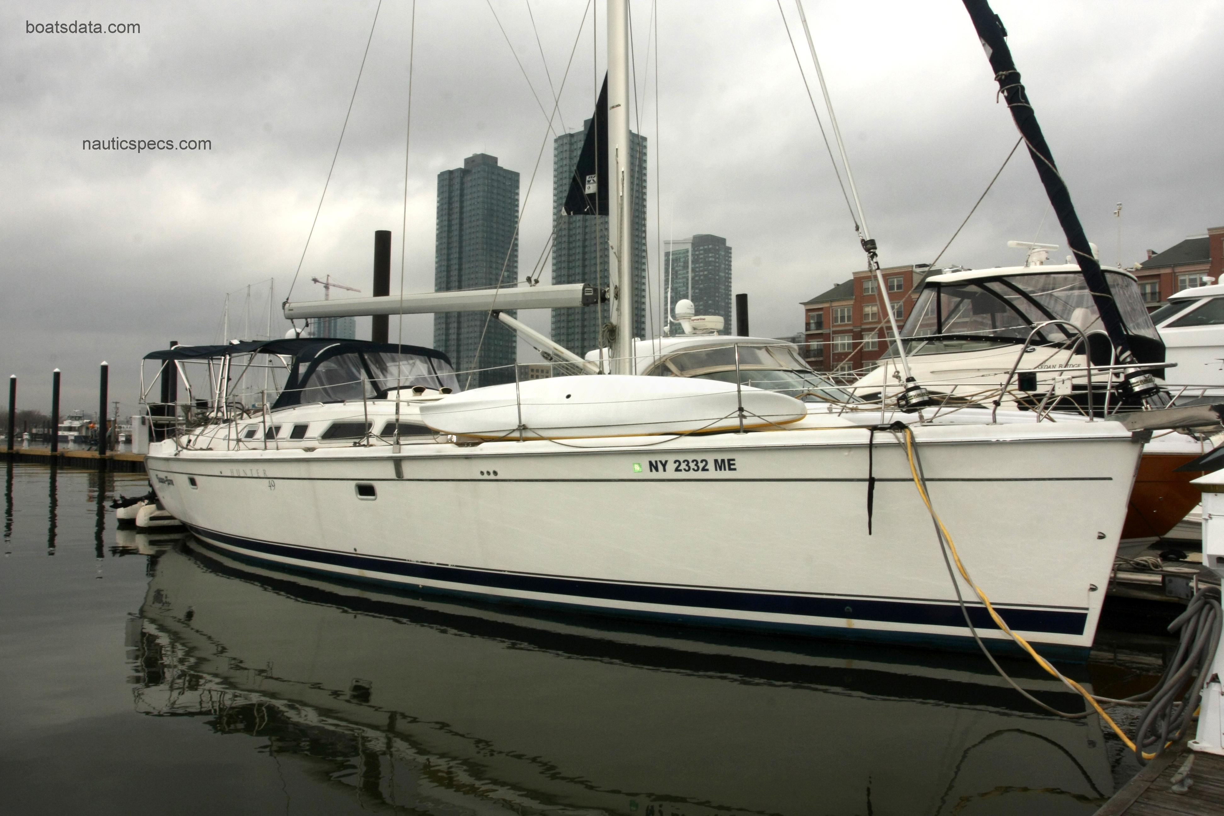 Hunter 49 specs and reviews