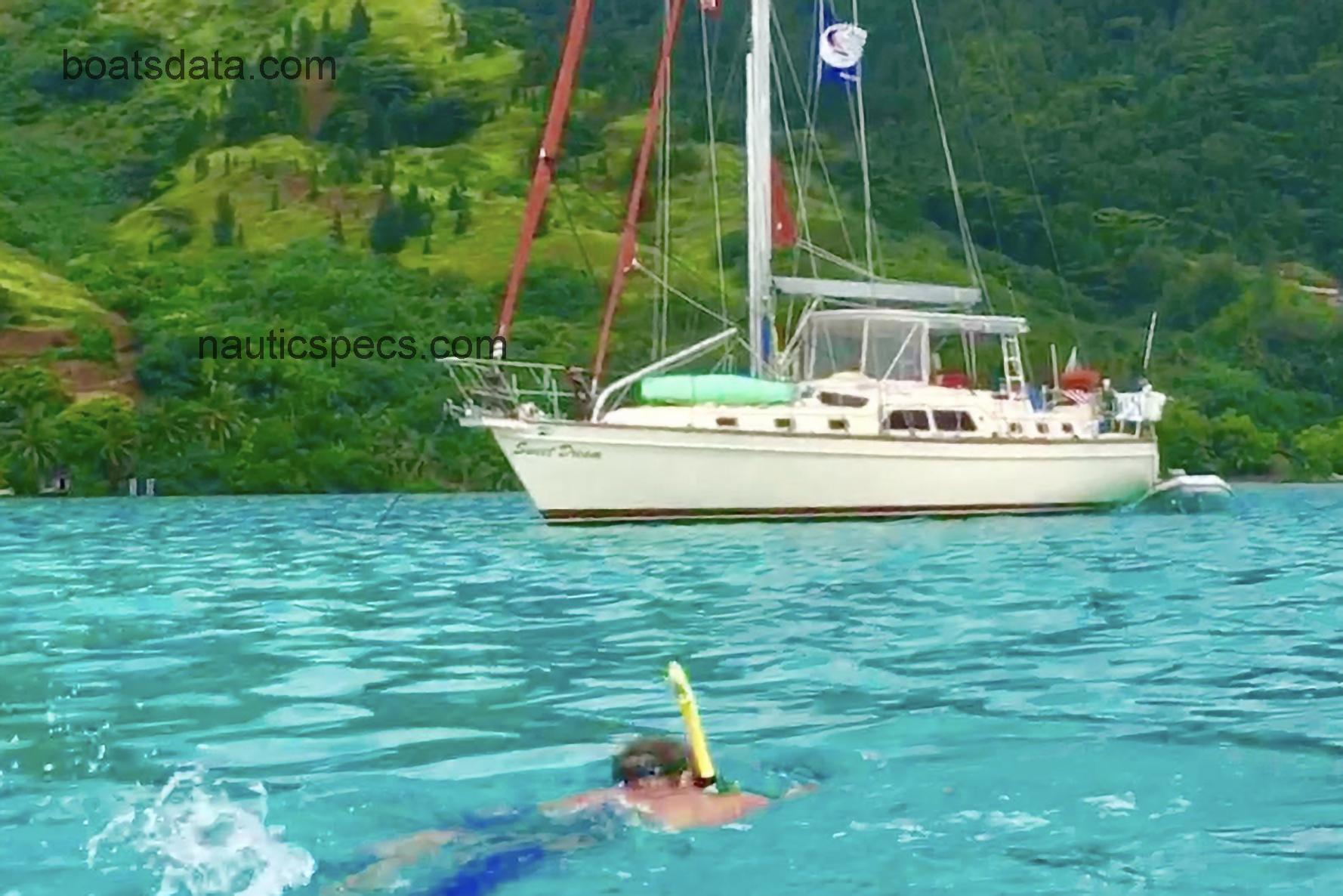 Island Packet 485 specs and reviews 