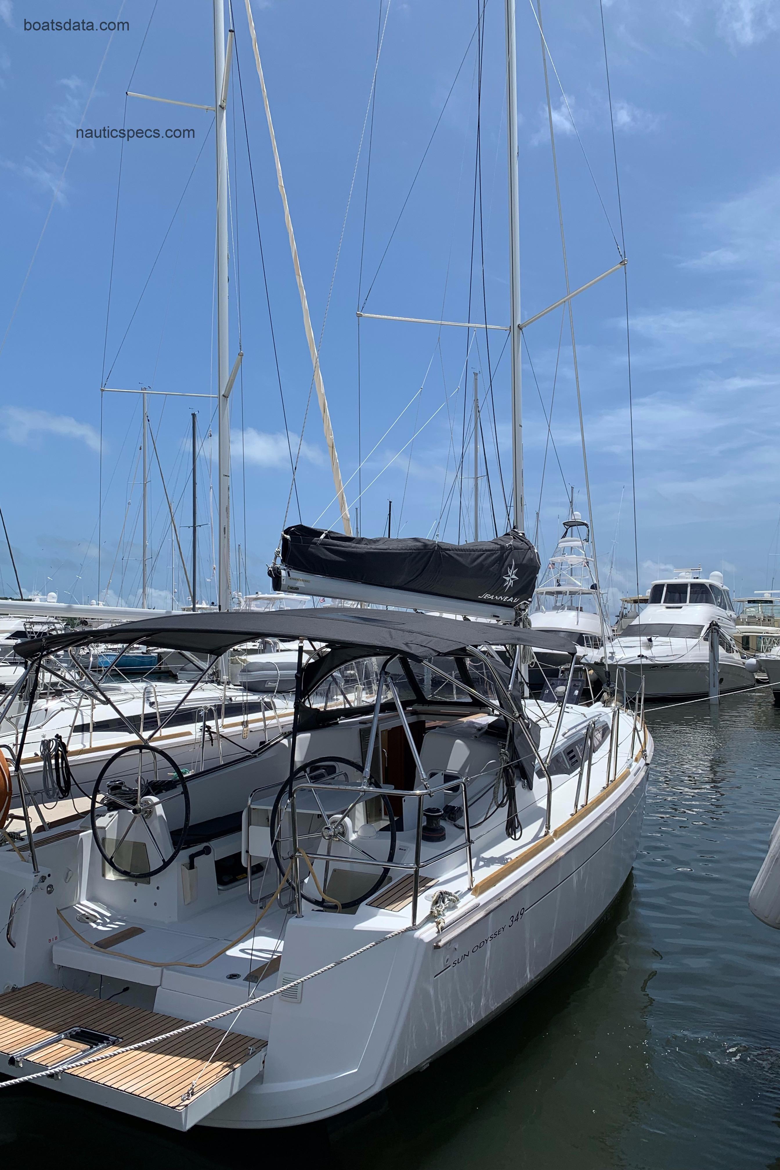 Jeanneau 349 specs and reviews