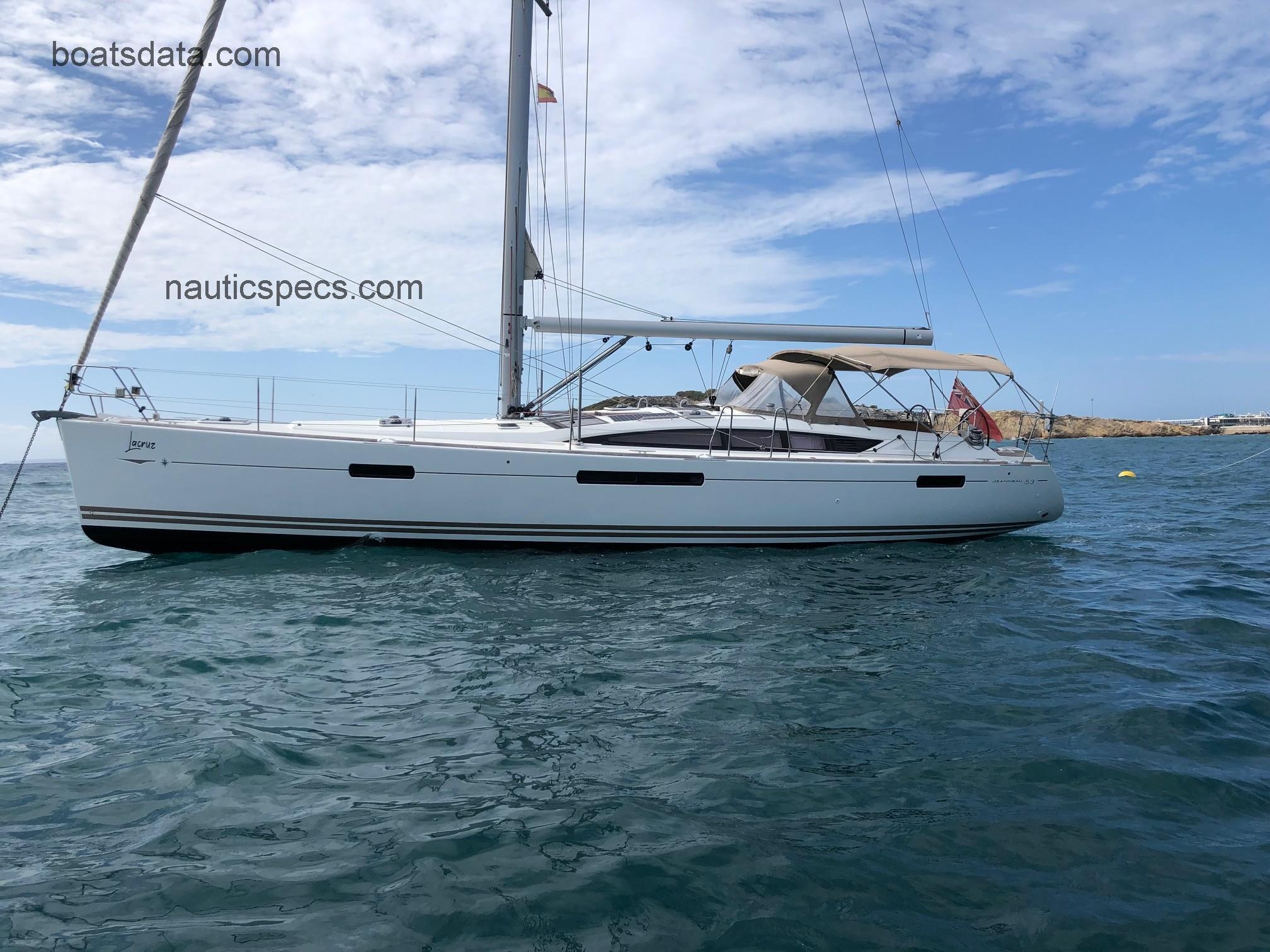 Jeanneau 53 specs and reviews