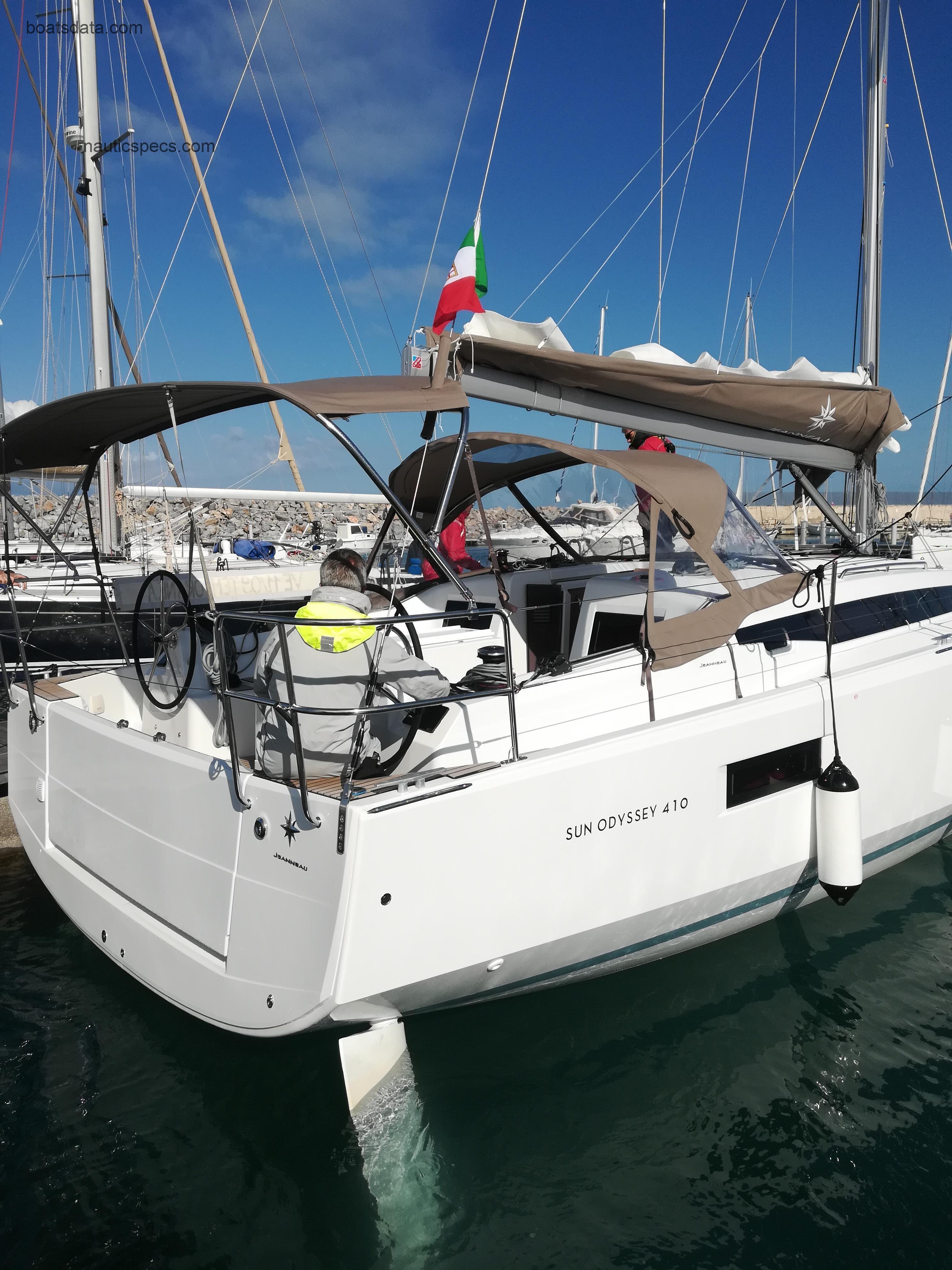 Jeanneau Sun Odyssey 410 specs and reviews 