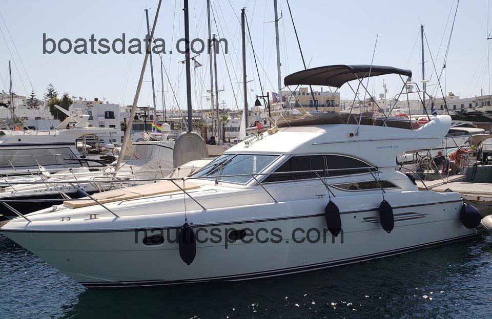 Princess 40 specs and reviews