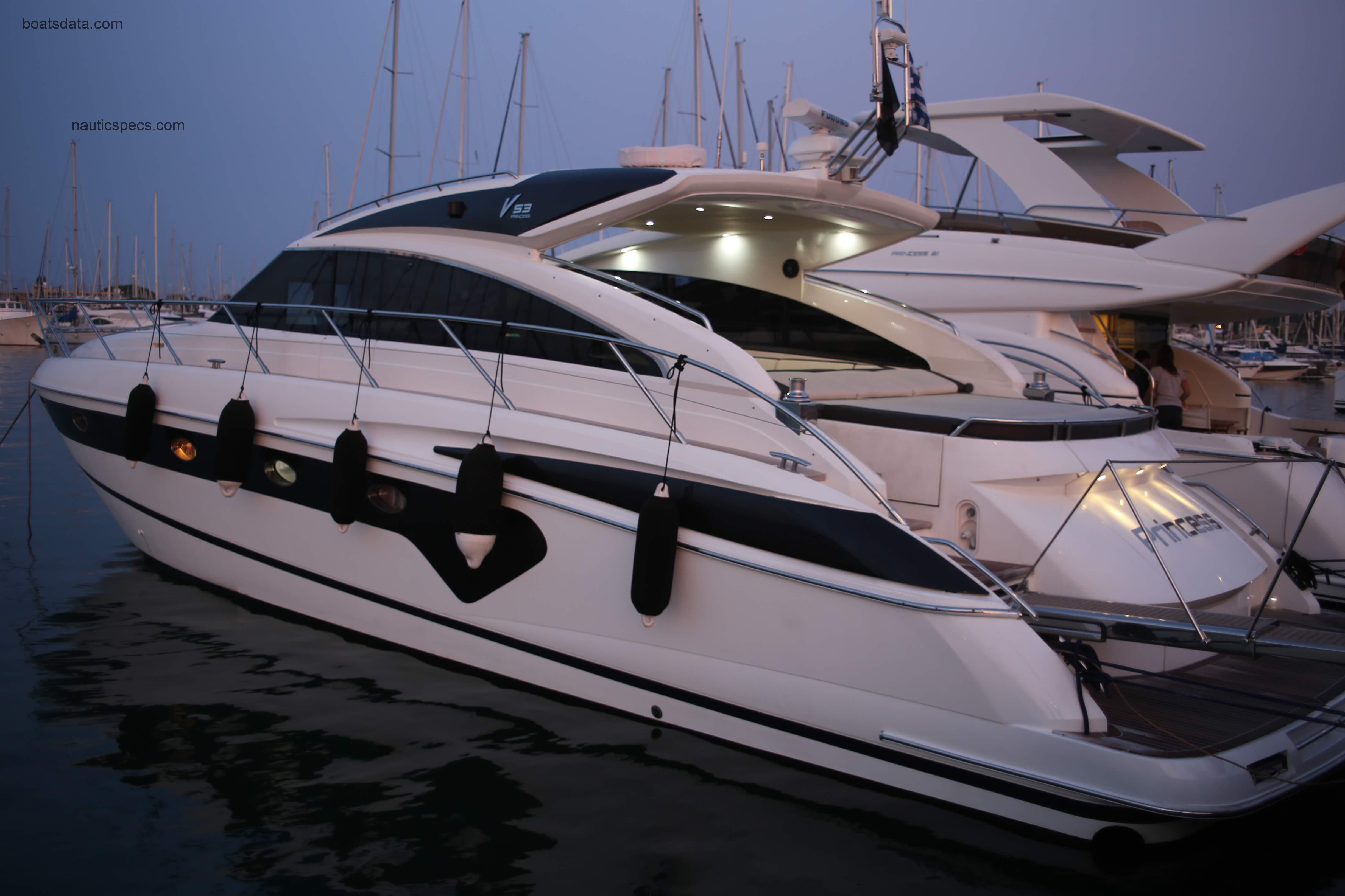 Princess V53 specs and reviews