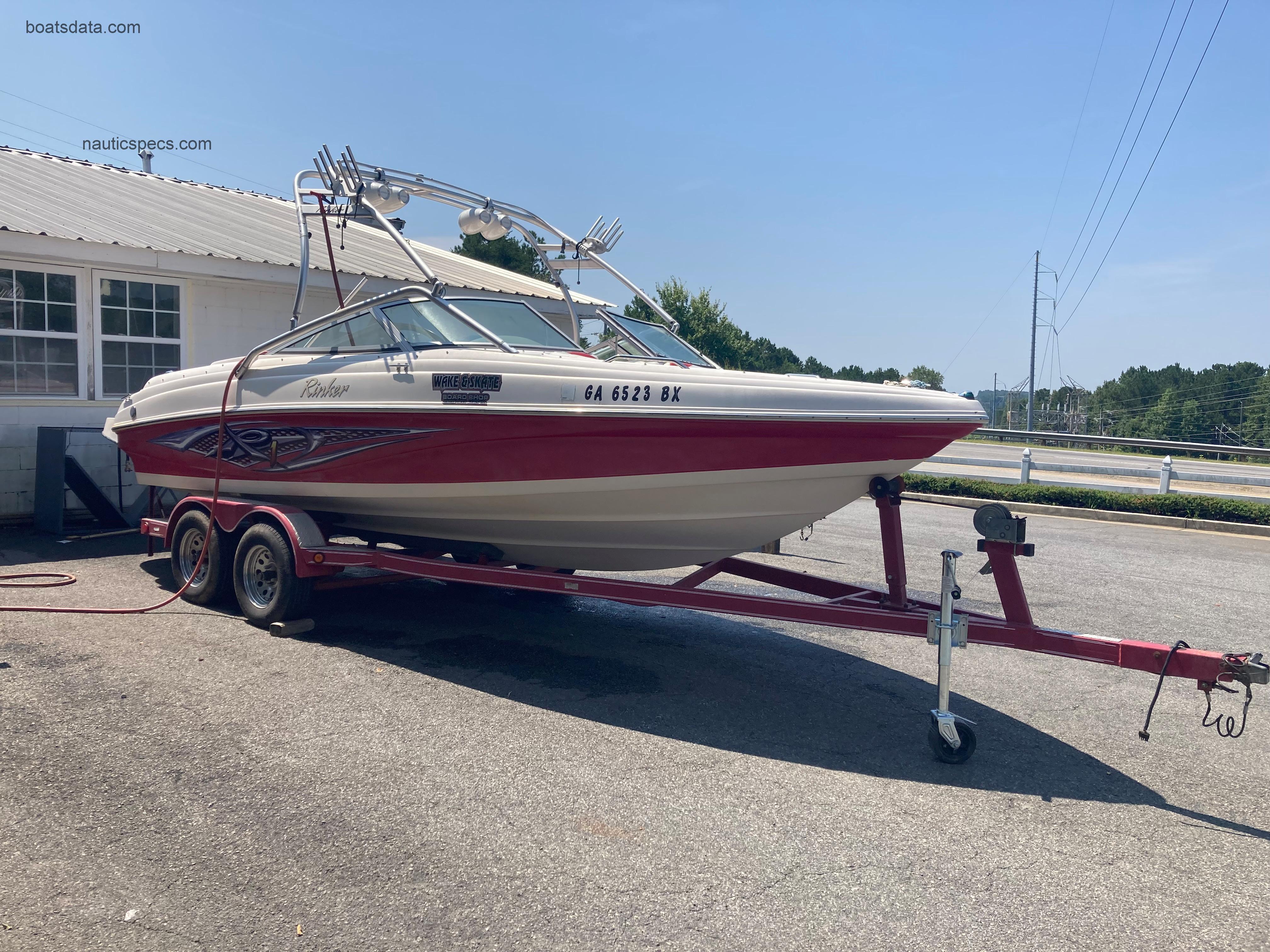 Rinker 212 Captiva Bowrider fiche technique et avis