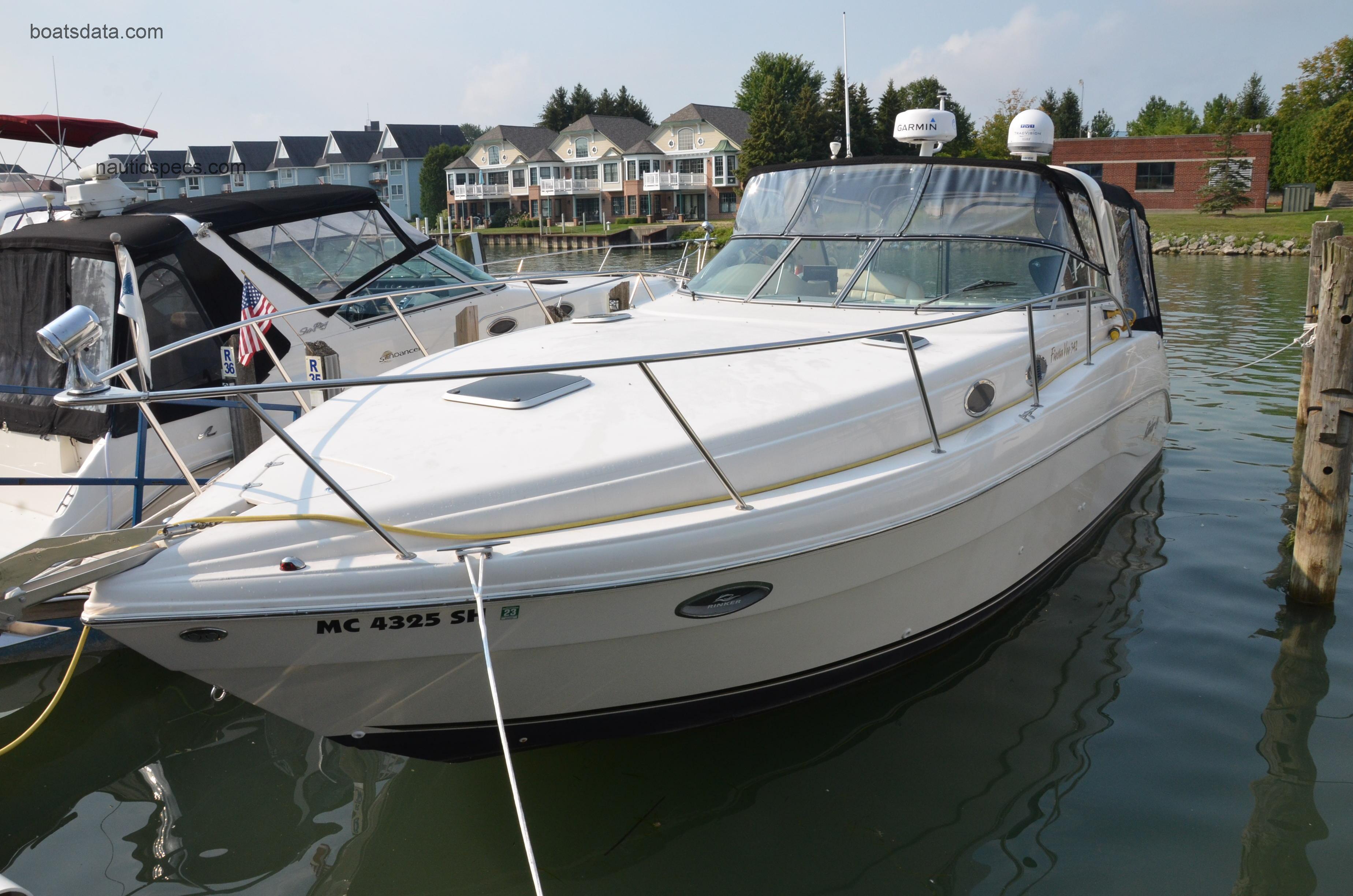 Rinker 342 Fiesta Vee fiche technique et avis