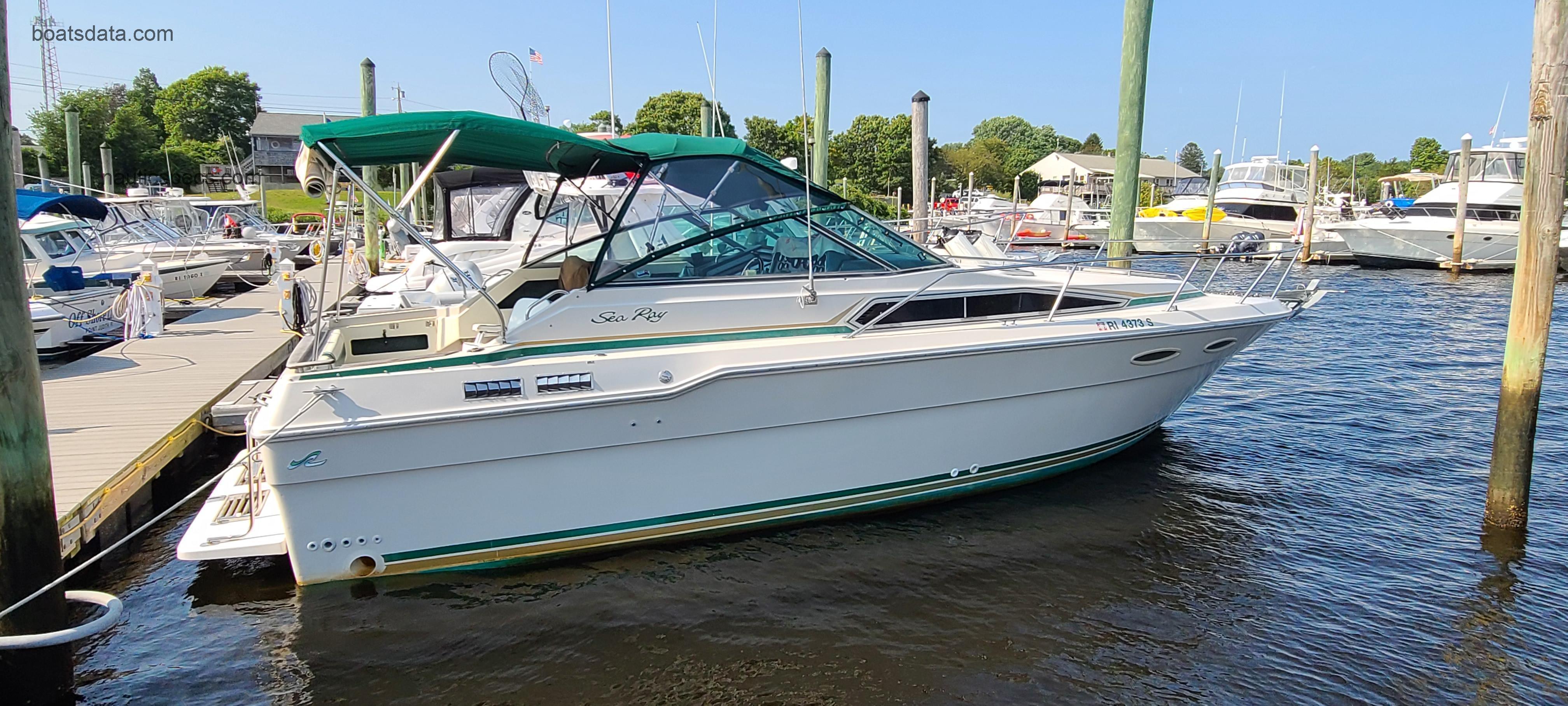 Sea Ray 300 Weekender fiche technique et avis