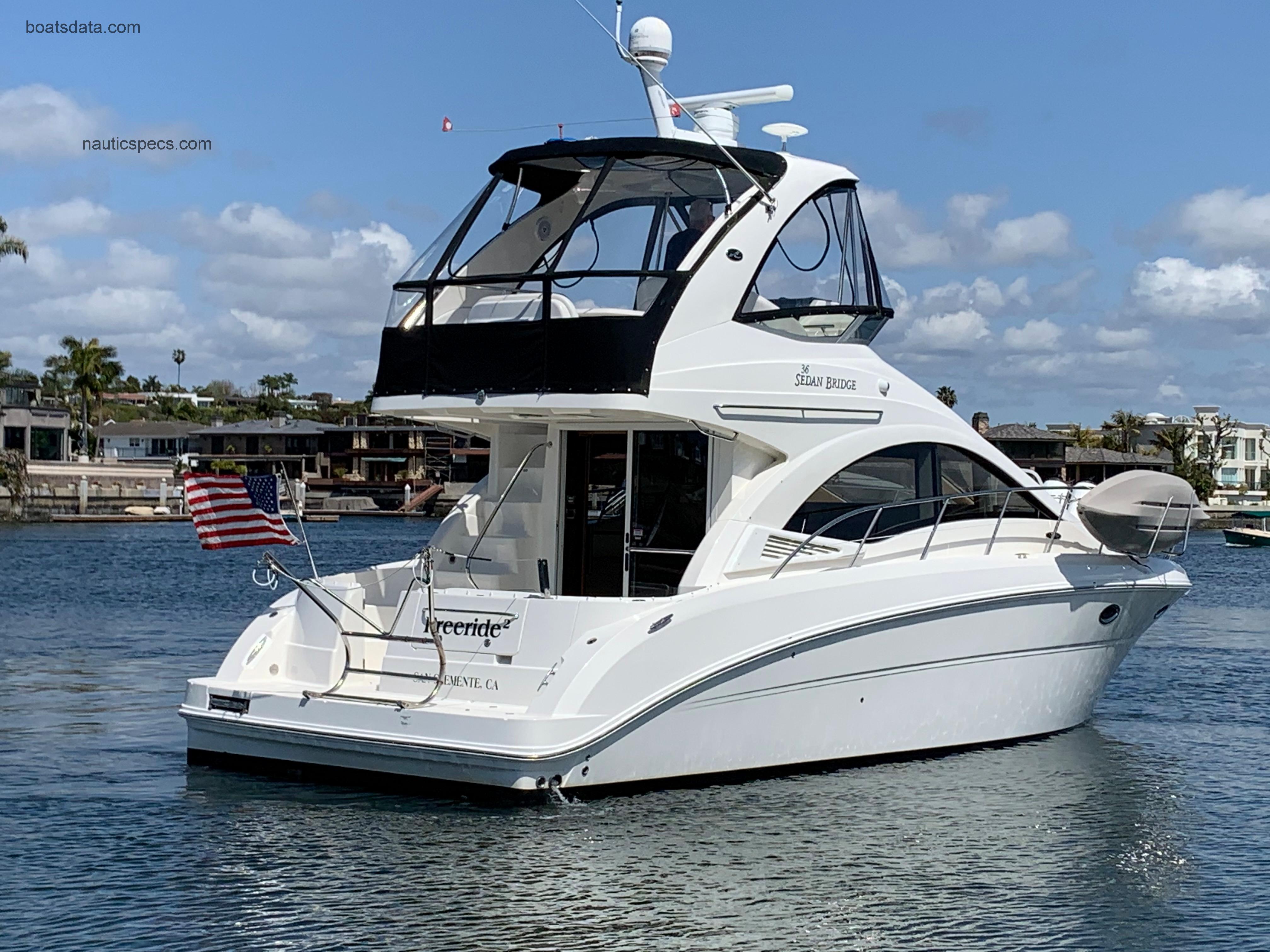 Sea Ray 36 Sedan Bridge fiche technique et avis