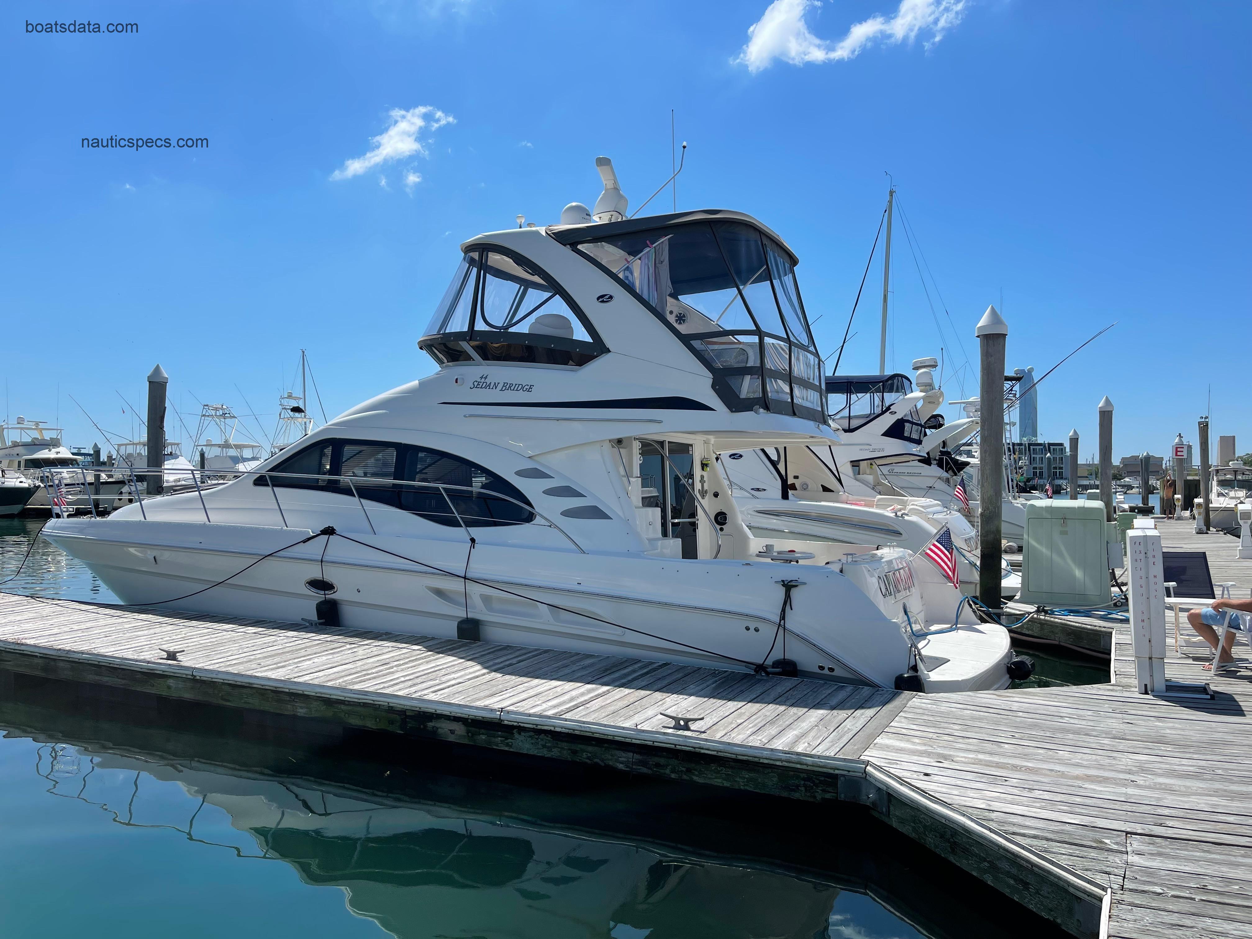 Sea Ray 44 Sedan Bridge specs and reviews